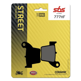 SBS HF Street 777HF Ceramic Organic Brake Pads Fantic / Migelli 125cc 09-22