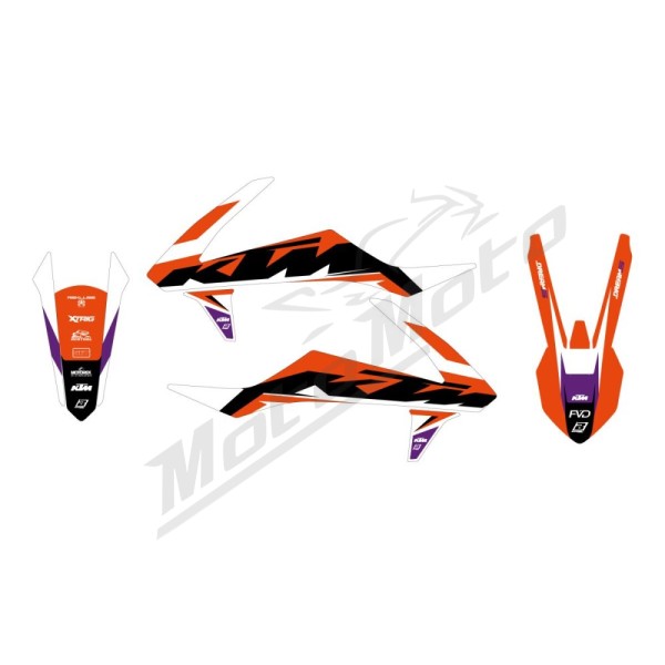 BLACKBIRD RACING Dream 5 Graphic Kit KTM EXC / EXC-F / SX / SX-F 125-450cc 16-19