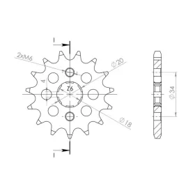 Supersprox / JT Front sprocket 259.16