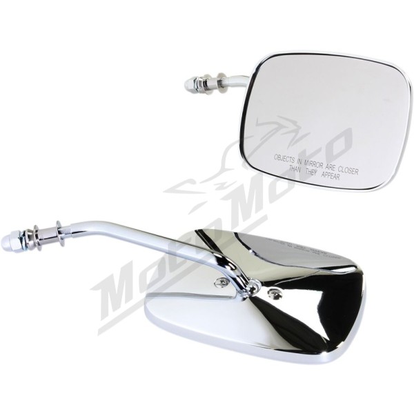 DRAG SPECIALTIES OEM-Style Rectangular Mirrors M8 2pcs.
