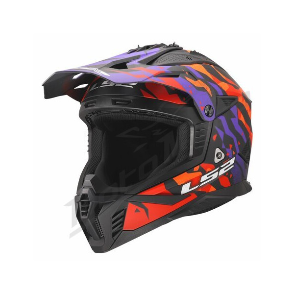 Motocross Helmet LS2 MX708 FAST 2 GROTESK