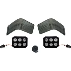 CUSTOM DYNAMICS LED Tour-Pak Run/Brake Lights with Lenses Harley Davidson FLHT / FLHTCU / FLHTCUI 1340-1690cc 89-13