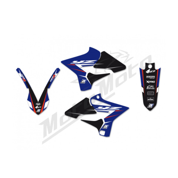 Blackbird set of stickers + seat cover Dream 4 color blue/black YAMAHA YZ 125/250 15-21