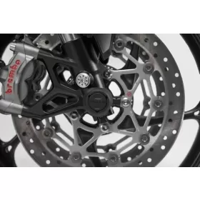 SW-MOTECH Front Axle Slider Set KTM Duke / Super Duke / Supermoto 790-1290 09-24