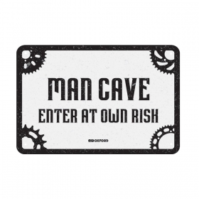 Oxford Garage Metal Sign: MAN CAVE