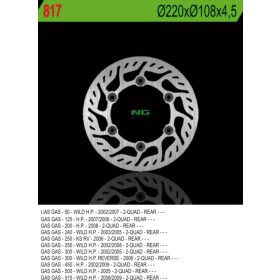 NG BRAKES Rear Fixed Brake Disc 220mm Gas Gas Wild H.P. 50-515cc 02-09