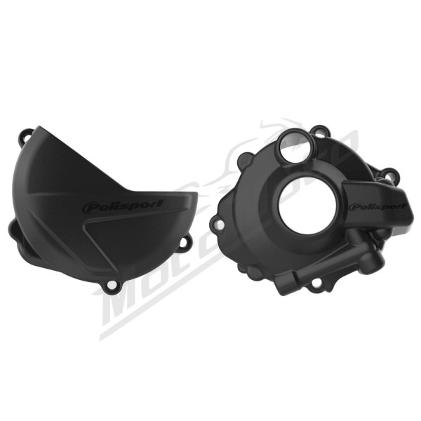 Polisport alternator cover (lid) cover and clutch cover Honda CRF 250 R 19-26