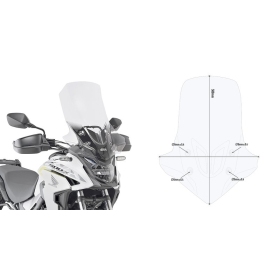 Givi stiklas, skaidrus HONDA CB500X 19-23