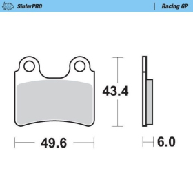 MOTO-MASTER Racing GP Front Brake Pads Beta / Honda / AJP 80-320 01-22