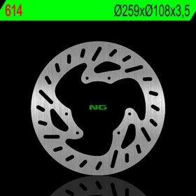 NG BRAKES 614 priekinis fiksuotas stabdžių diskas DERBI / MALAGUTI / MBK / YAMAHA 