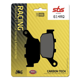 SBS 614RQ RQ Road Racing Carbon Tech Brake Pad  Buell / Honda / Triumph / Yamaha 400-1200cc 87->