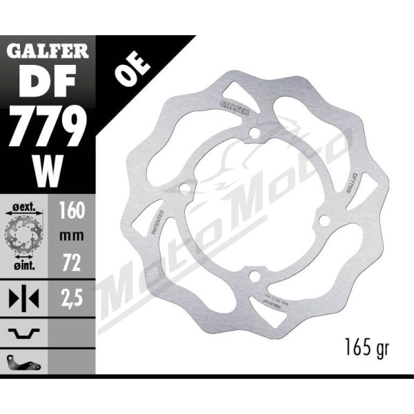 GALFER Wave® Front Brake Rotor GasGas / Husqvarna / KTM 50cc 06-25