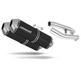 Yamaha FJR 1300 2001-2020 Dominator Exhaust Silencer Muffler OVR BLACK + dB killer