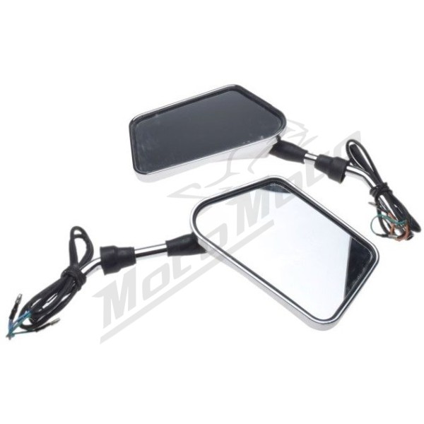 Universal mirrors with turn signals M10 2pcs