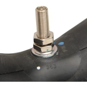 PARTS UNLIMITED Heavy Duty Inner Tube 60/100 R12 Straight Valve