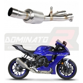 Exhaust pipe Dominator Eliminator Decat EX YAMAHA YZF R1 / R1M 1000 RN 65 2020-2022