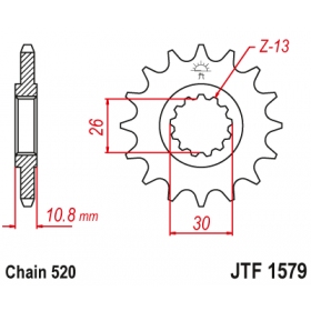 Front sprocket JTF1579