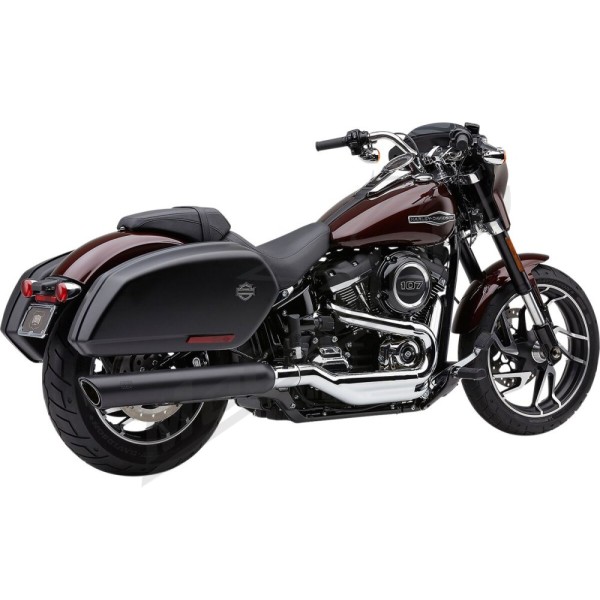 COBRA 909 Twins Slip-On Muffler Harley Davidson FLSB 1750 18-20