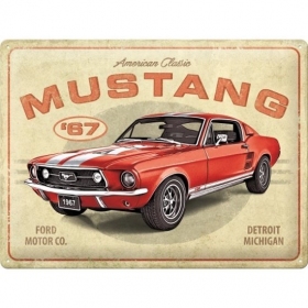 Metal tin sign FORD MUSTANG 30x40