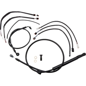 BURLY BRAND T-Bars handlebars Cables / Brake Lines / Wires Extension Kit Harley Davidson 1750-1923cc 2018-2026