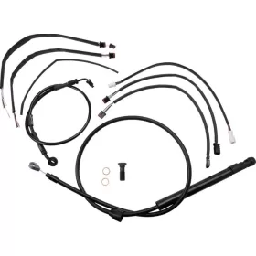 BURLY BRAND T-Bars handlebars Cables / Brake Lines / Wires Extension Kit Harley Davidson 1750-1923cc 2018-2026