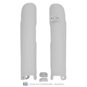 RACETECH Fork Guards HUSQVARNA CR, SMR, TC, TE, WR 125/510cc 04-14 White