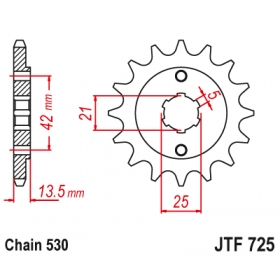 Front sprocket JTF725