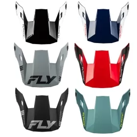 FLY RACING Rayce Youth Bicycle Peak - Black/White/Grey