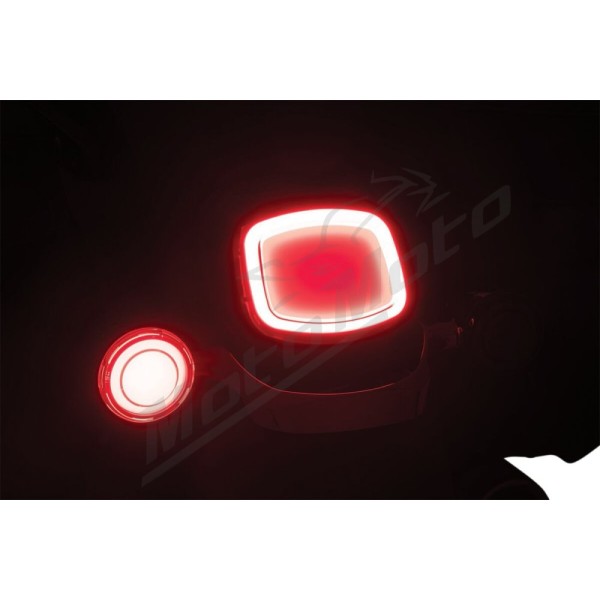 KURYAKYN Tamsintas galinių posūkio signalų kompl. Harley Davidson Harley Davidson FLD / FLHC / FLHCS / FLSTF / FLSTN / FXDL / XL 883/1800 00-24
