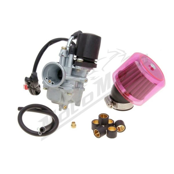 101 OCTANE Carburetor Ø20mm Adly / Aprilia / Benelli / Beta / Generic / Malaguti / Peugeot / Yamaha 50 91-20 