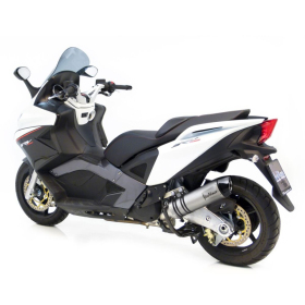 LEOVINCE LV One Evo Stainless Steel / Carbon Fiber Slip-On Muffler Aprilia SRV / Gilera GP 800-850 07-16 