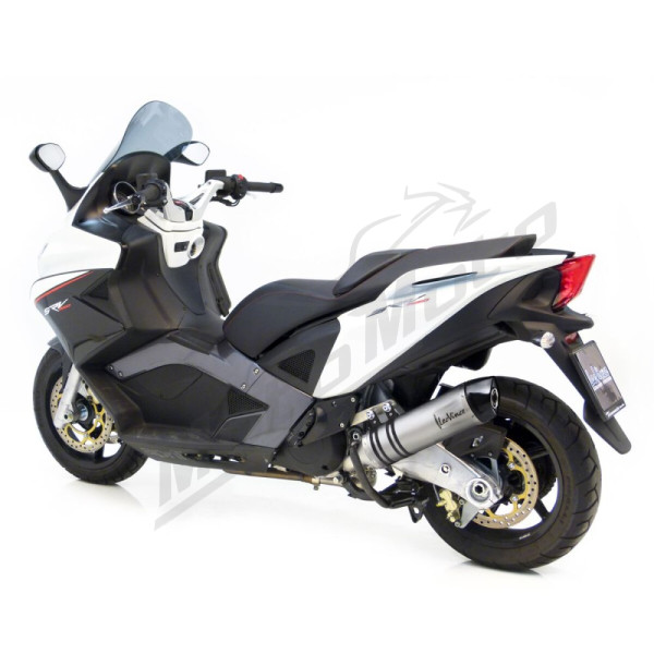 LEOVINCE LV One Evo Stainless Steel / Carbon Fiber Slip-On Muffler Aprilia SRV / Gilera GP 800-850 07-16 