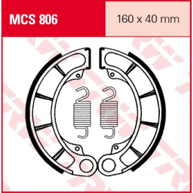 TRW Brake shoe set Honda / Kymco 250-750 71-10