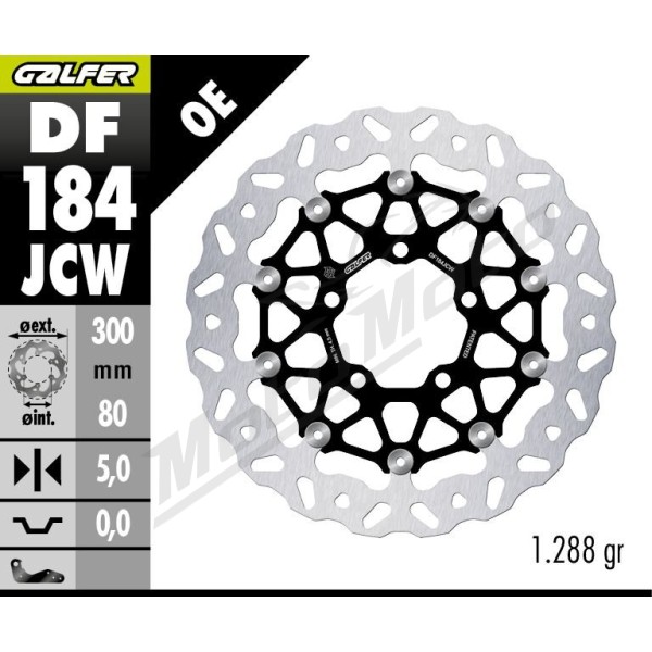 GALFER BRAKE ROTOR FLOATECH WAVE Kawasaki EN / ER-6F / KLE / Z / ZX-R 600-1000cc 04-25