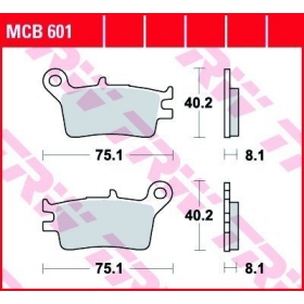 BRAKE PADS TRW MCB601 STANDARD