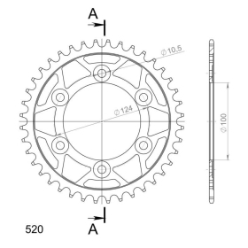 Supersprox / JT Rear sprocket 735.37