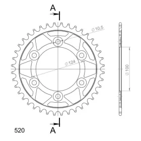 Supersprox / JT Rear sprocket 735.37