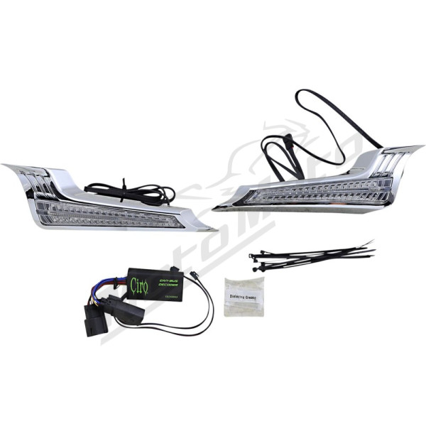 CIRO Filler Panel Lights HARLEY DAVIDSON FLHR / FLHRXS / FLHX / FLHXS / FLTRX / FLTRXS / FLTRXSE 1690-1923 14-24