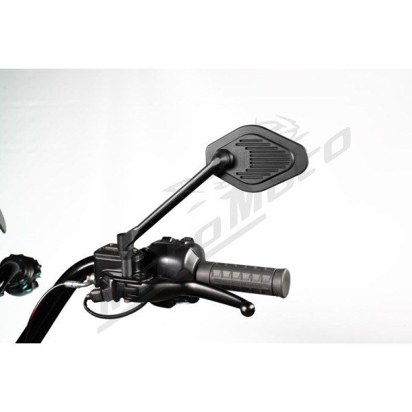 DRAG SPECIALTIES Adjustable Mirror Long Stem (18 cm) Black Edition M8