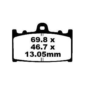 EBC FA366TT Sport Carbon Fusion Brake Pads Rear Suzuki VL 1500LC 02-09