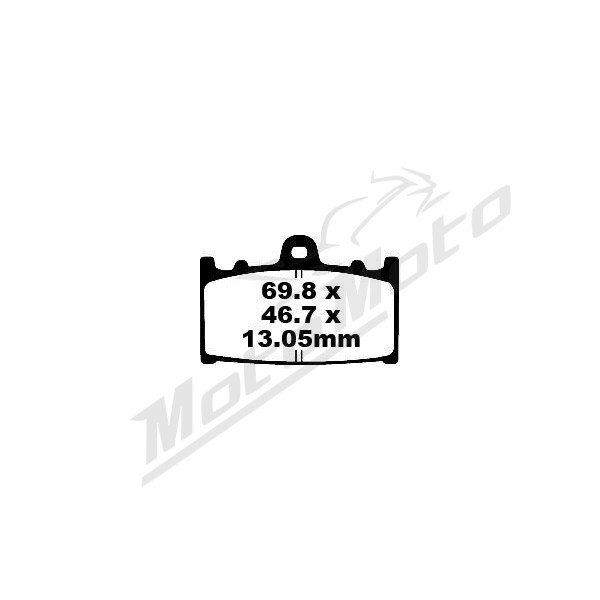 EBC FA366TT Sport Carbon Fusion Brake Pads Rear Suzuki VL 1500LC 02-09