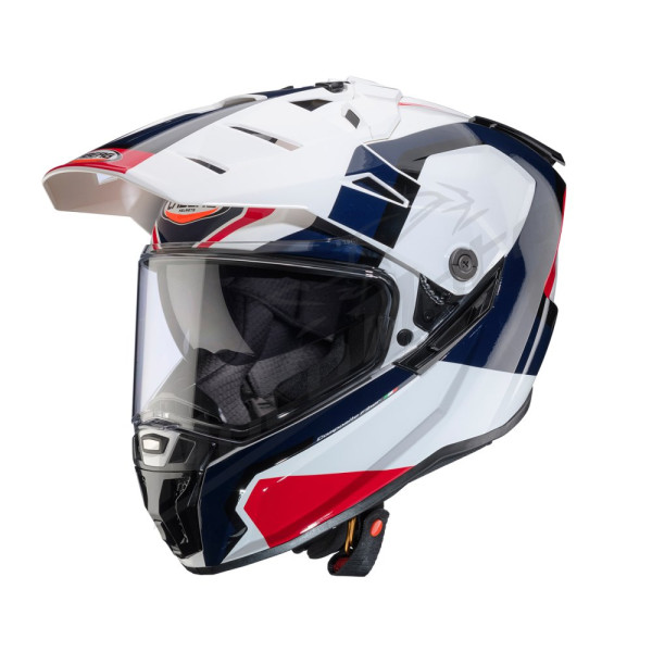 Offroad Helmet Caberg Duosport Dual Tanami Scram White/Red/Blue