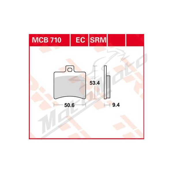 TRW All Round MCB710 Sintered Metal Brake Pads Aprilia / Beta / Derbi / Generic / Hyosung / Keeway / Malaguti / TGB 50-650cc 99-20