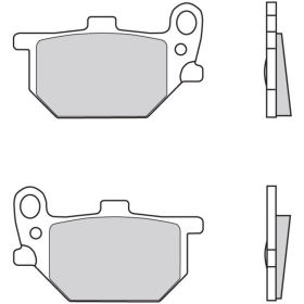 BREMBO Street Carbon Ceramic stabdžių trinkelės priekinės YAMAHA RD / XS / XV 250-920cc 1978-1983