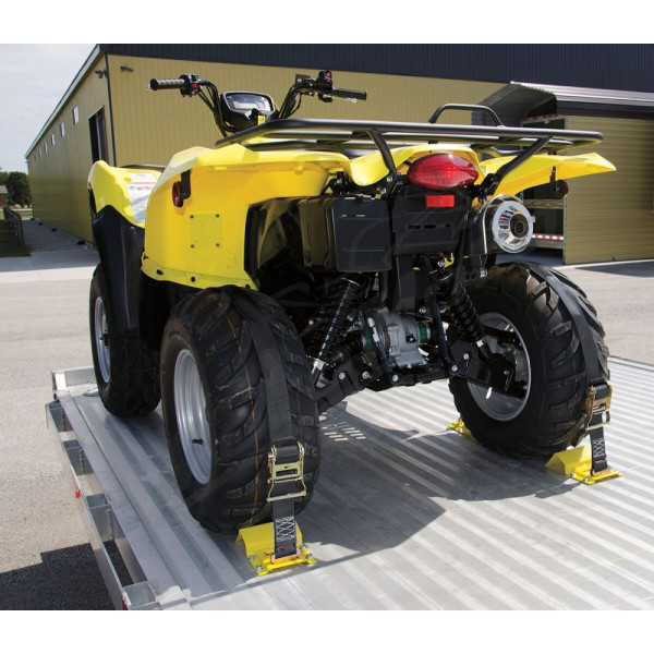 MOOSE OFFROAD FOUR WHEEL Wheel Chock and Tie-Down Strap Kit