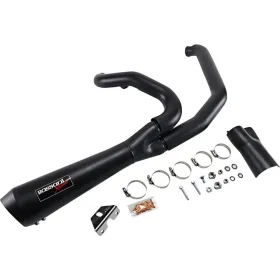 BASSANI XHAUST Road Rage 2:1 Short Exhaust System Harley Davidson FLH / FLHFB / FLHR 1750-1977cc 17-25