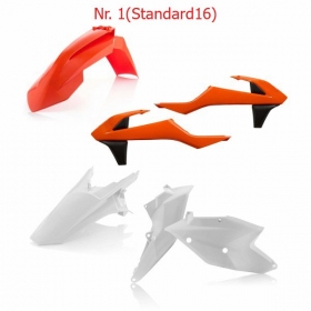 Plastics set ACERBIS KTM SX/ SXF 125-450cc 2016-2018