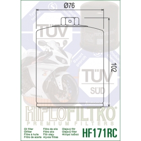 Oil filter HIFLO HF171BRC HARLEY DAVIDSON/ BUELL 1994-2020