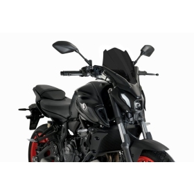 Puig Touring stiklas Yamaha MT07 21-23 juodas