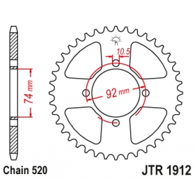 Rear sprocket JTR1912